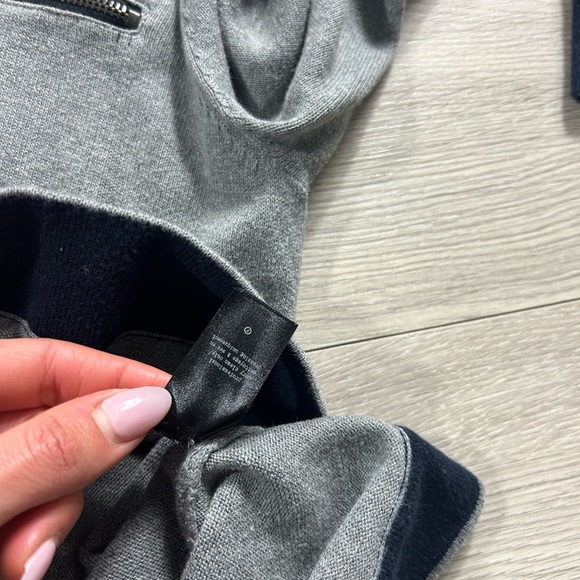 Rag & Bone Women's Gray Long Sleeve Thin Knit Sweater Top - Picture 6 of 10